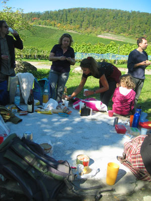 Rast am Grillplatz
